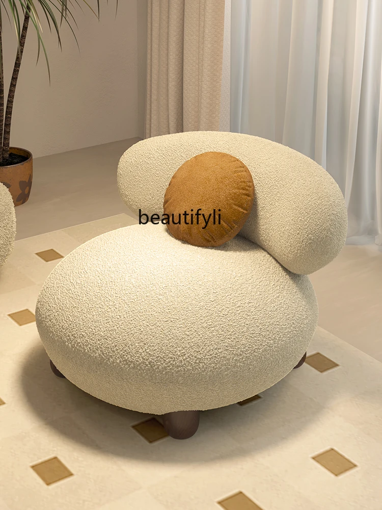 Стул для отдыха стиль Французский кремовый современный стул технология ткань