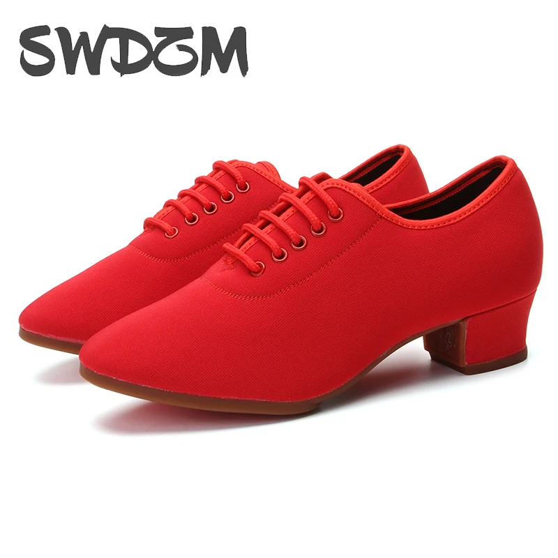 Children Dance Shoes Women Jazz Sneakers Modern Dancing Kids Soft Outsole Sports Waltz Ballroom Oxford cloth Latin Shoes Female