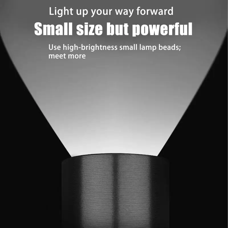 Яркий ручной мини-вспышка уличный светодиодный фонарик из алюминиевого сплава с