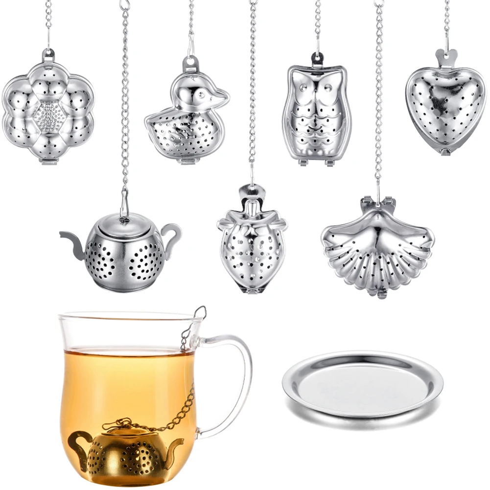 

Creative Stainless Steel Tea Infuser Funny Herbal Tea Bag Strainer Locking Spice Coffee Filter Diffuser Strainer Accessories