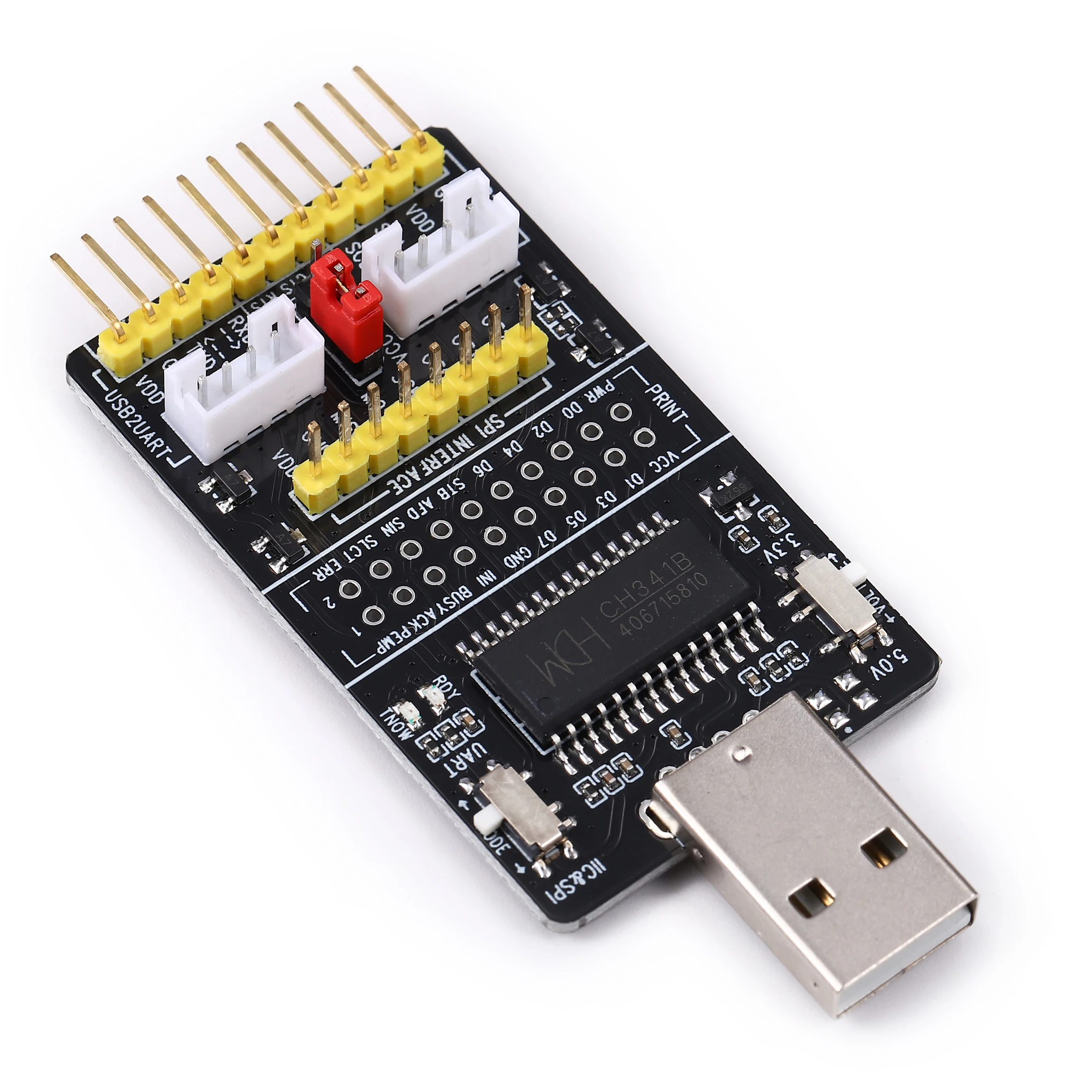 Все в одном CH341A USB к SPI I2C IIC UART TTL ISP серийный модуль адаптера EPP/MEM преобразователь