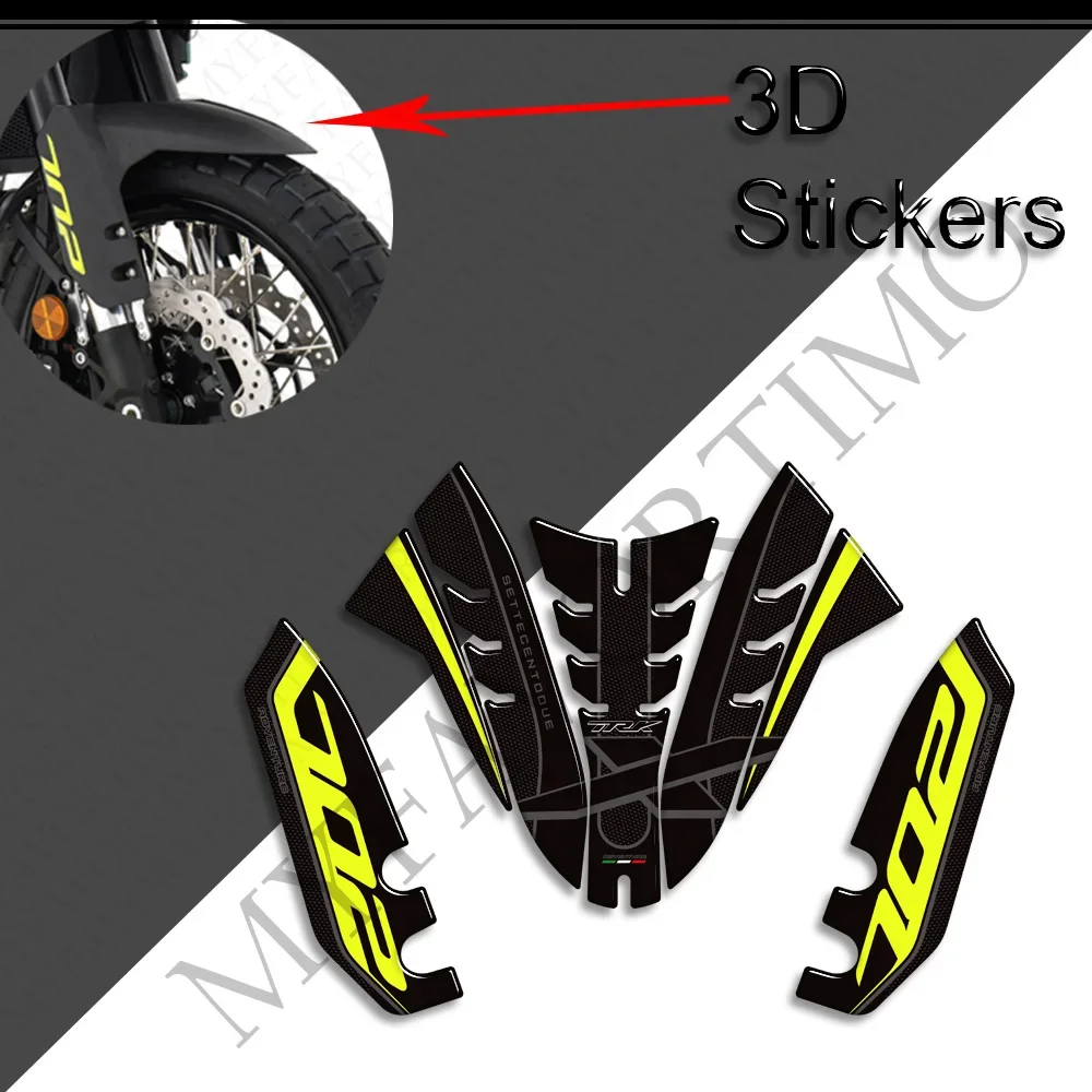 Фото Для Benelli TRK 702 X 702X Adventure Мотоцикл Защитная накладка на бак Боковые ручки Газ Мазут Комплект Наклейки на колено Наклейки 2023 2024 №5