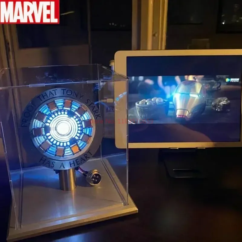 Mk1 Mk2 Avenger Iron Man Arc Reactor Tony Stark Heart Of Mark Фигурка Светодиодный светильник Супергерой 1:1