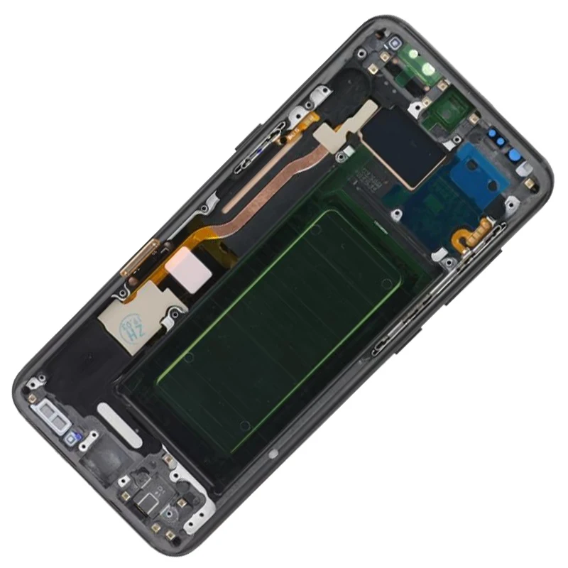 Cena Oryginalny Do Samsung Galaxy S8 Plus Rama Wyświetlacza Super Amoled S8 G950F G950FN G955F/DS Ekran Dotykowy LCD Naprawa Części Digitizer