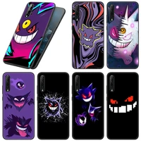 gengar pokemon phone case for huawei honor 7a 7s 8a 8s 8c 8x 9a 9c 10i 20i 20s 20e 30i 9x pro 10x lite black soft cover