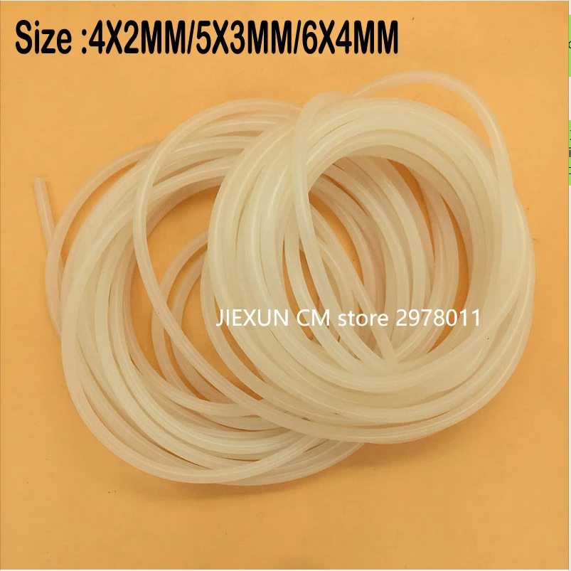 

Ultra Soft Silicone ink hose tube 6X4mm 5X3mm 4X2mm tubing for Mimaki Roland Mutoh DX5 ink pump assembly Capping Station
