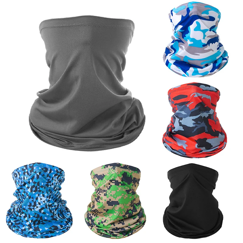 Шарф с УФ-защитой шелковая маска для лица быстросохнущая шеи улицы рыбалки езды