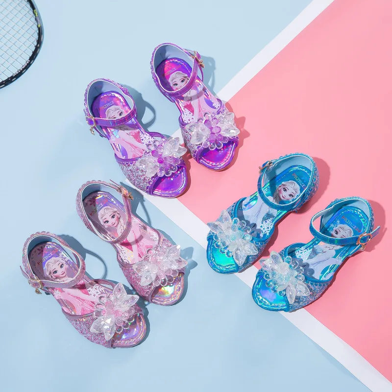 Босоножки Холодное сердце Disney для девочек Новинка лета 2022 Детские босоножки