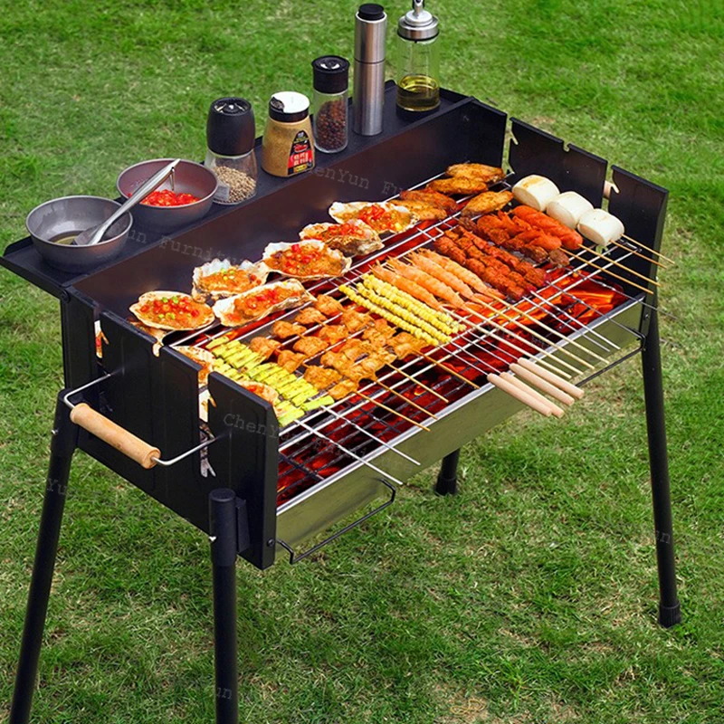 Полка для приправ уличная плита барбекю портативная пикника на углях Gridiron Tungku