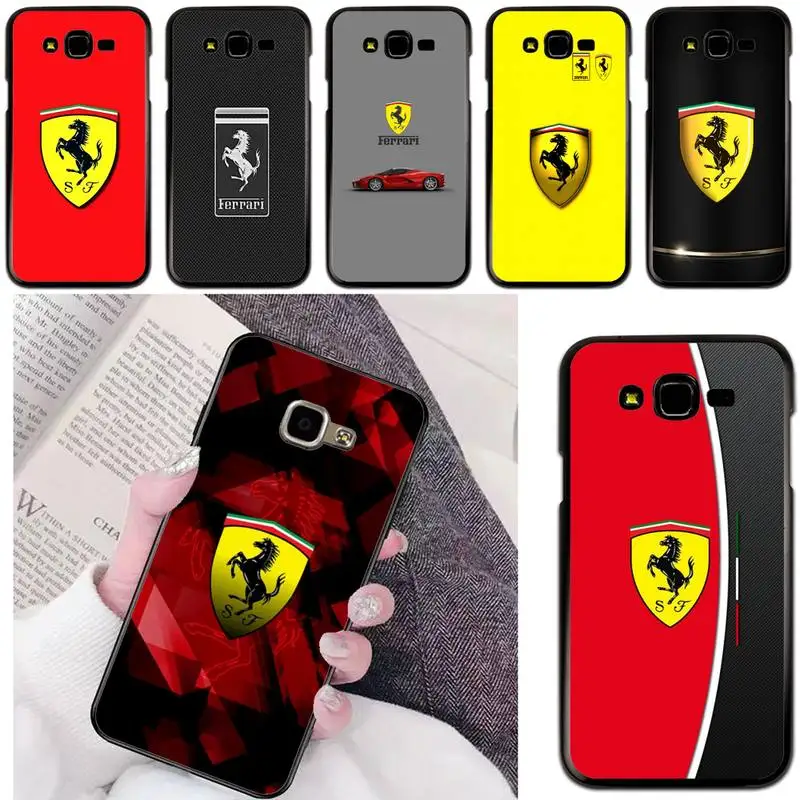 

Luxury Sports Car Ferrari Phone Case For Samsung Galaxy J200 J2 Prime J2 Pro J6 2018 J250 J4 Plus J415 J5 Prime J7