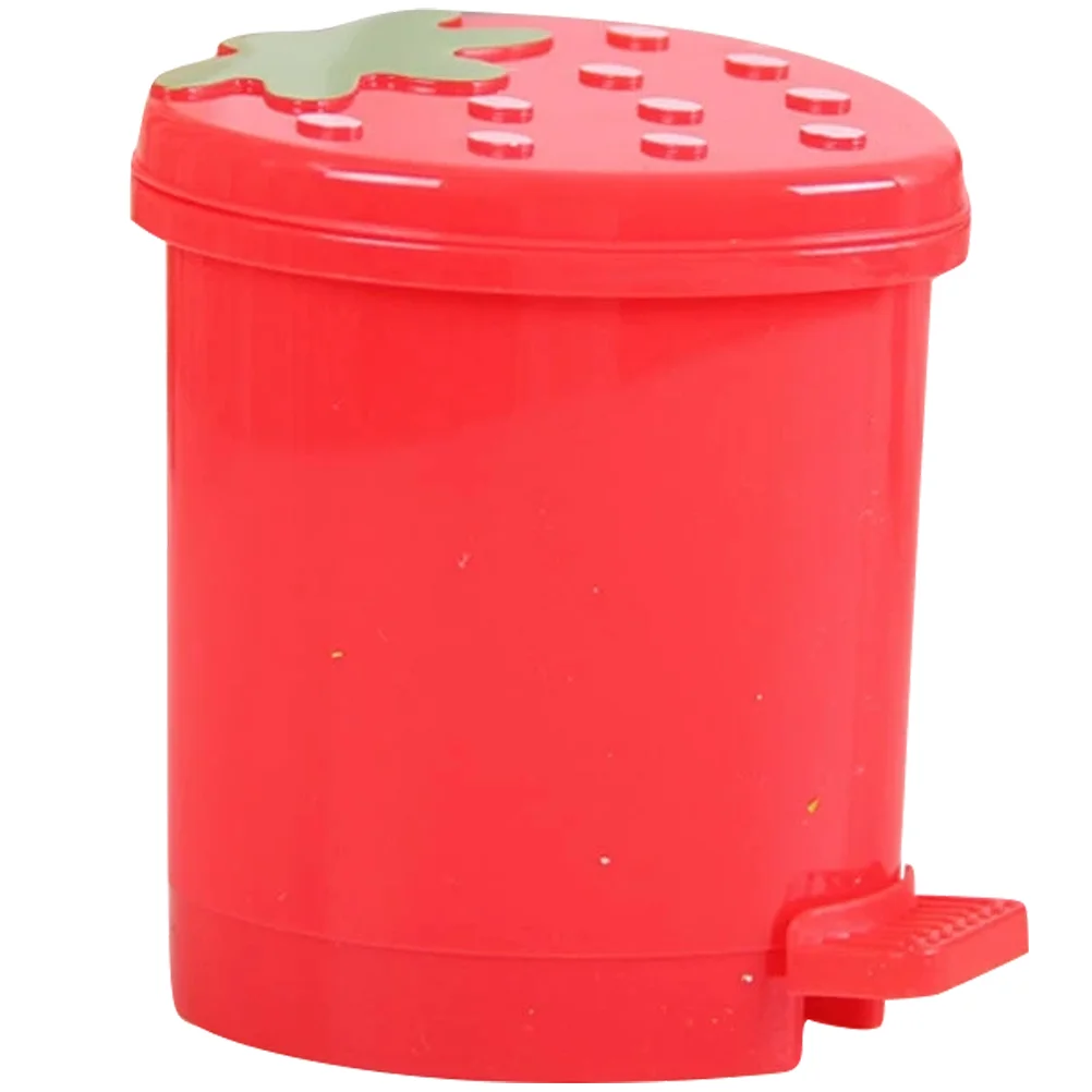 

Bin Can Desktop Trash Garbage Waste Mini Desk Wastebasket Bedroom Paper Container Bathroom Lid Storage Tiny Countertop Animal