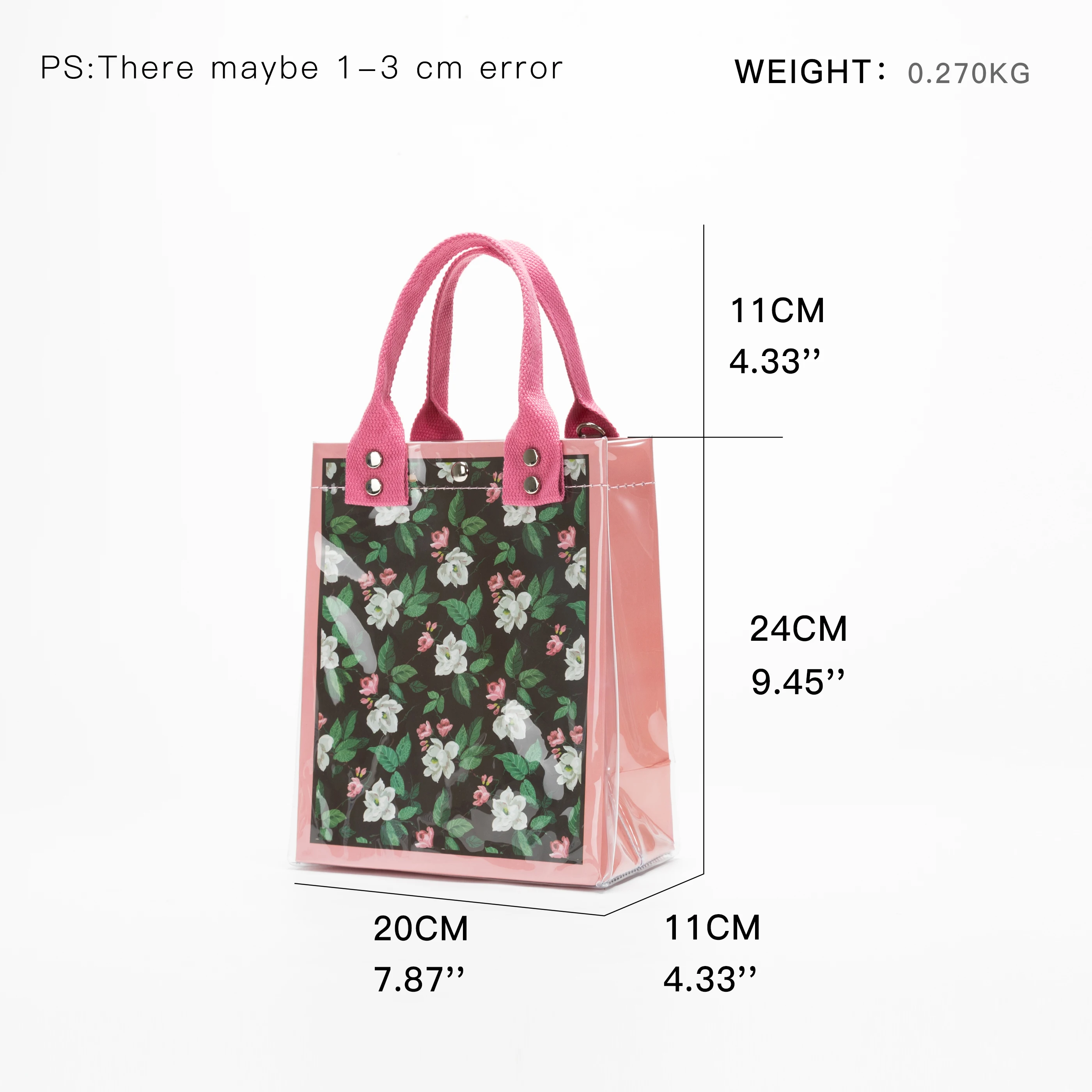 Сумка-тоут из крафт-бумаги с цветочным принтом MABULA сумка для покупок небольшой