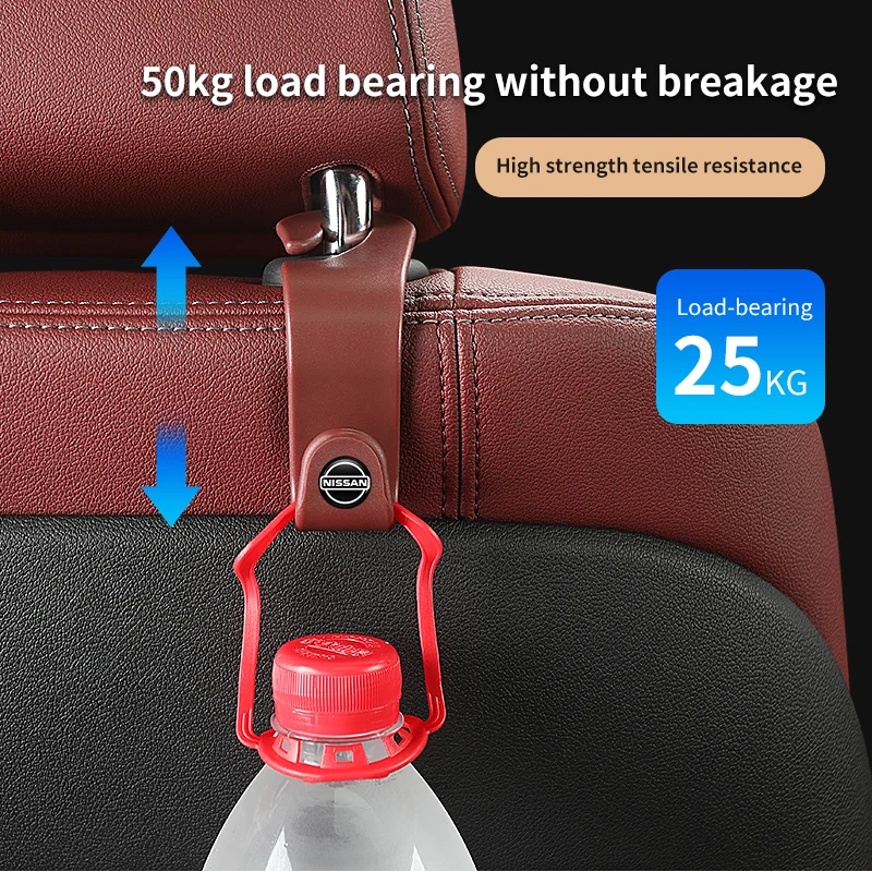 

Car Seat Headrest Hook Storage Hanger For Nissan Qashqai Juke Pulsar Sentra Altima Patrol Micra Rogue Almera Versa Pathfinder