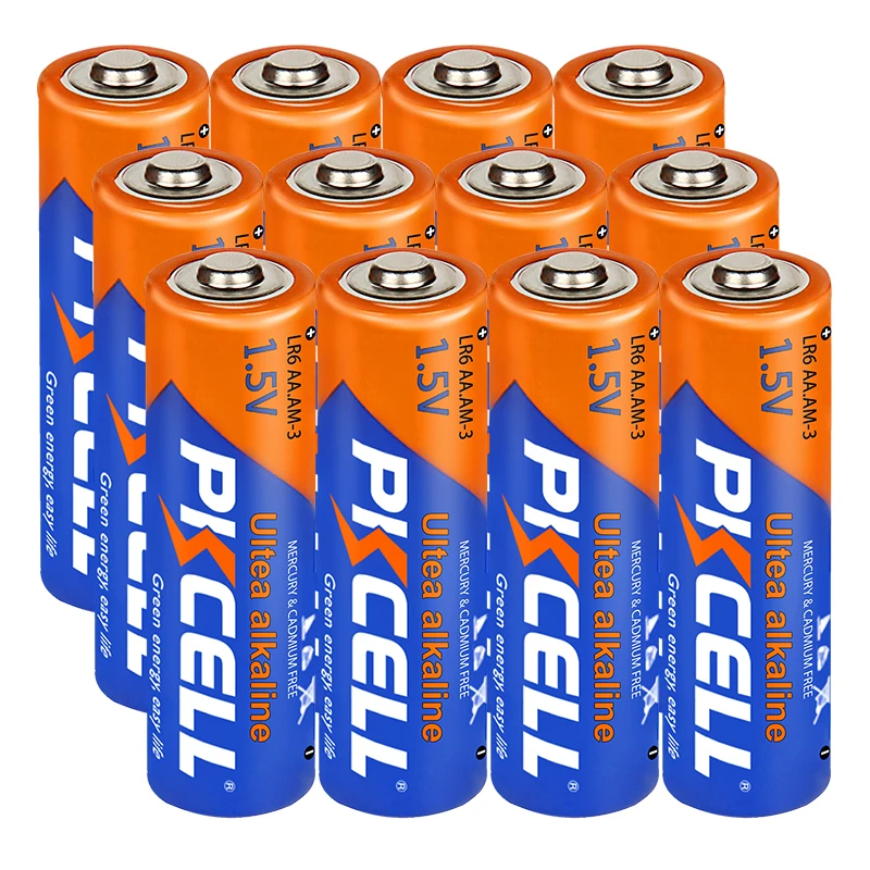 Щетка АА 12PC LR6 E91 AM3 MN1500 1,5 V AA 3A AA Сухая для Шек, фонарей, камер