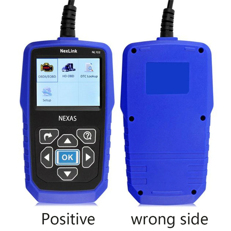 

NEXAS NL102 Heavy Duty Truck & Car HD OBD2 Diagnostic Code Reader Scanner Tool