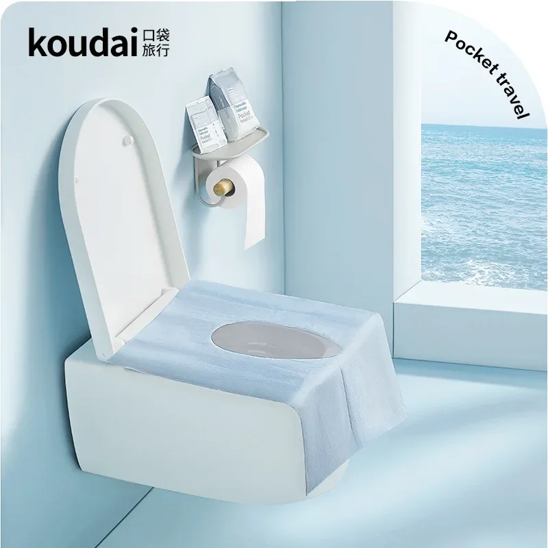 Одноразовое покрытие на сиденье унитаза для женщин Стикеры путешествий