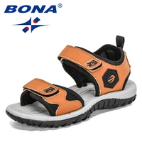 bona 2022 new designers sport sandals children summer shoes non slip soft bottom beach sandals for kids comfortable shoes child