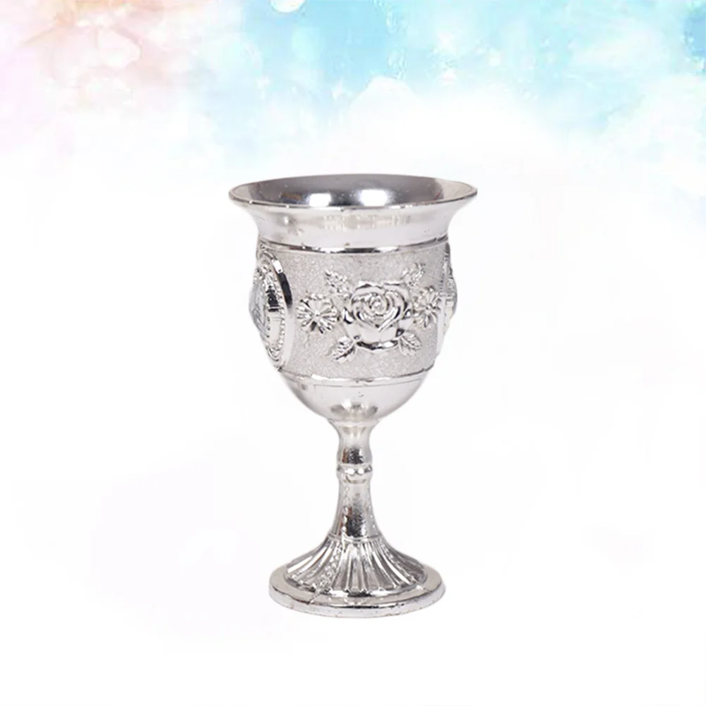 

Goblet Glasses Cup Chalice Vintage Shot Champagne Toasting Whiskey Medieval Metal Flutes Water Cups Royal Goblets Drink Rustic