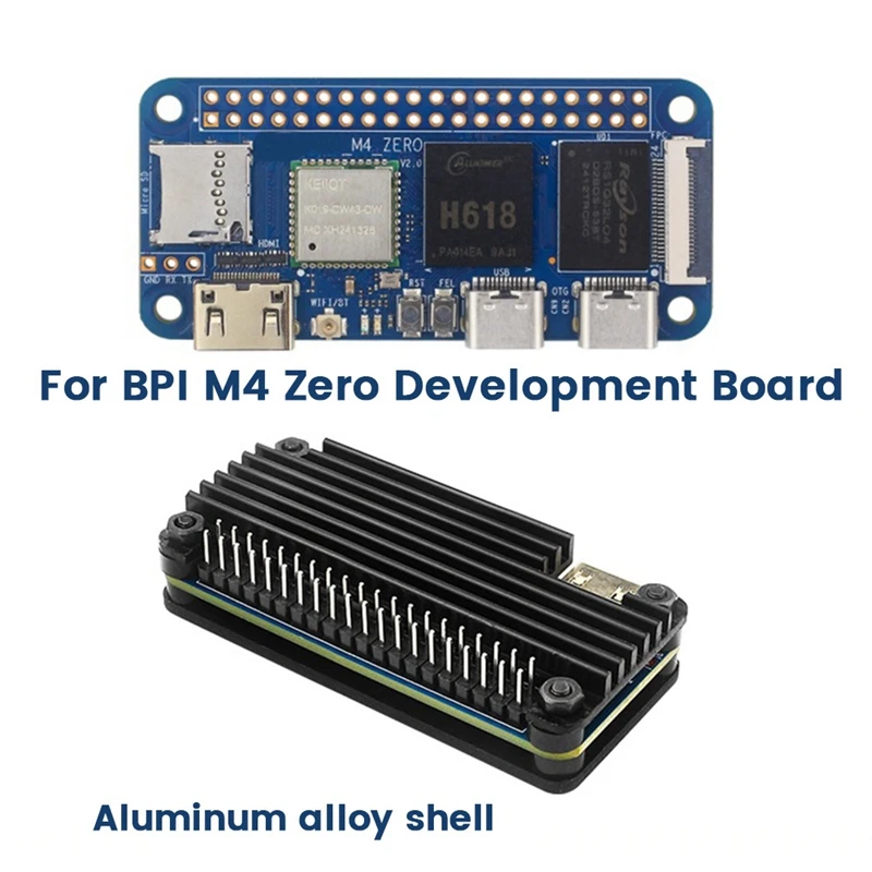 Материнская плата для бананов Pi BPI-M4 Zero + Φ Allwinner H618 4G LPDDR4 32G EMMC 2 4G/Φ WIFI BT4.2