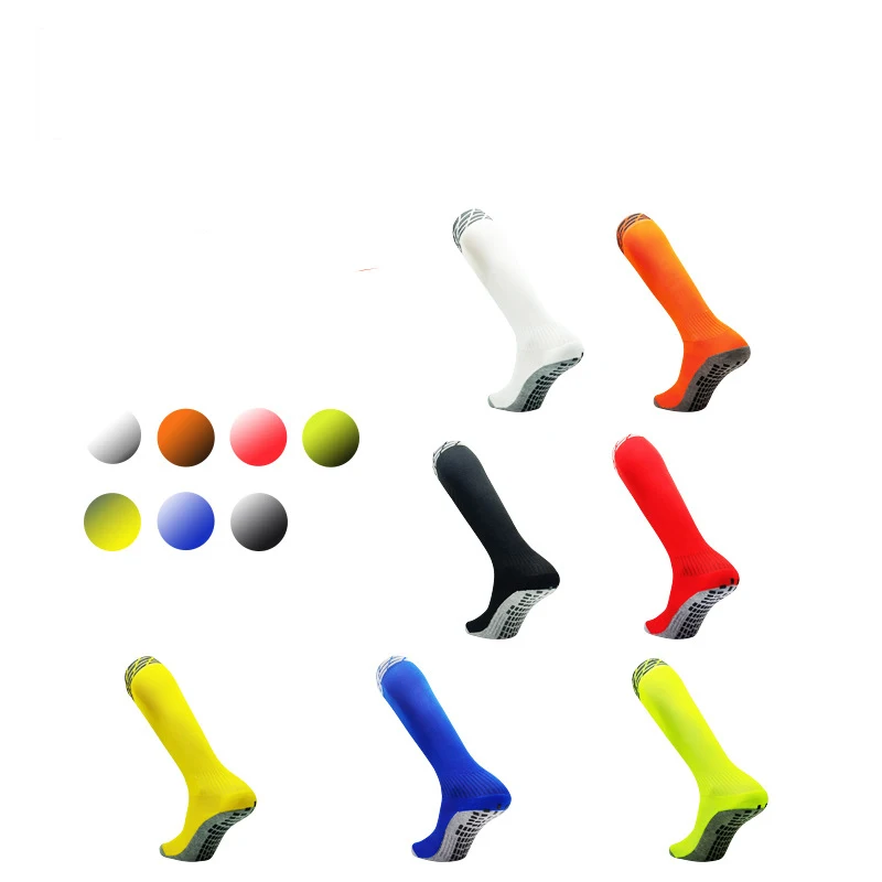 Adult create their breathable antiskid football sock male female students climbing women new rubber non-slip football stockings