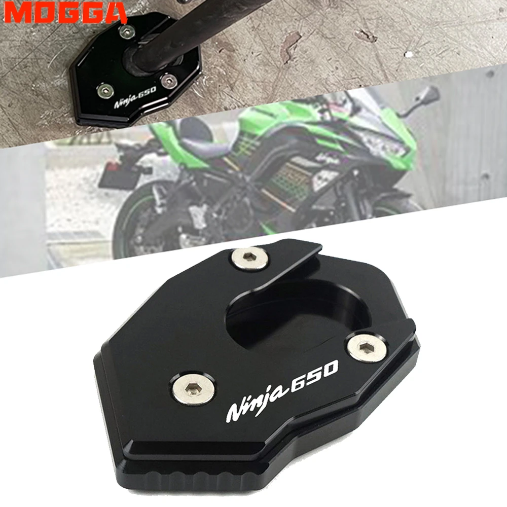 

Подставка удлинительная для мотоцикла с ЧПУ, боковая подставка, увеличитель для KAWASAKI Ninja650 NINJA 650 ninja650 2017-2020, аксессуары