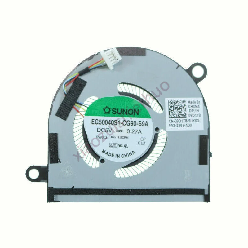 2 в 1 охлаждающий вентилятор для процессора DELL histude7400 09D1T8