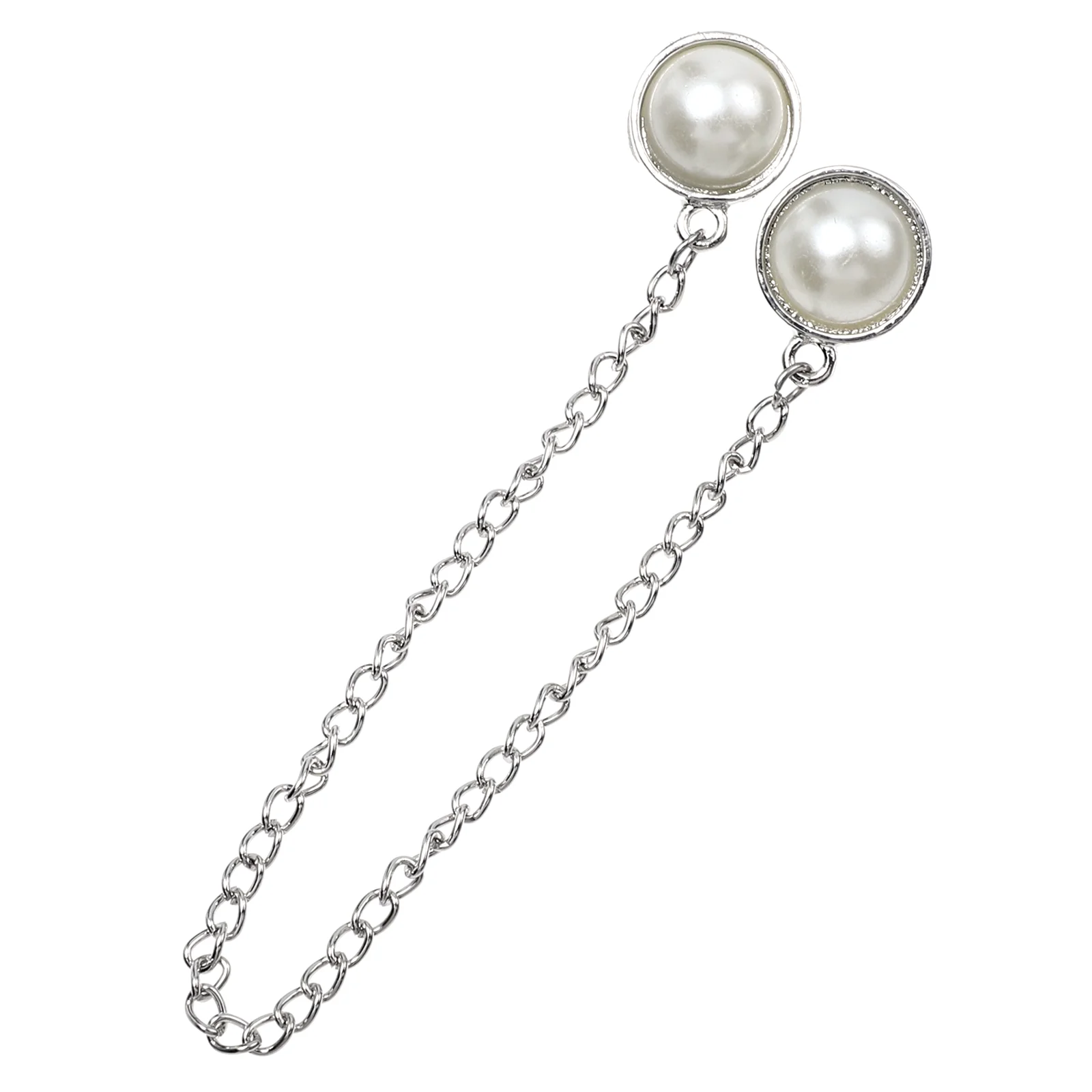 

Collar Brooch Shirt Pin Clip Chain Suit Vintage Broochesbadge Chains Hanging Clips Sweater Tassel Tips Neck Clothing Corsage