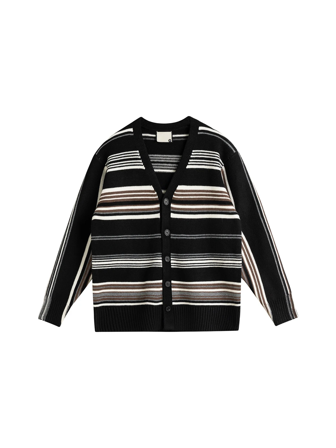 Twen Five осенне-зимний полосатый кардиган-свитер мужской корейский повседневный High