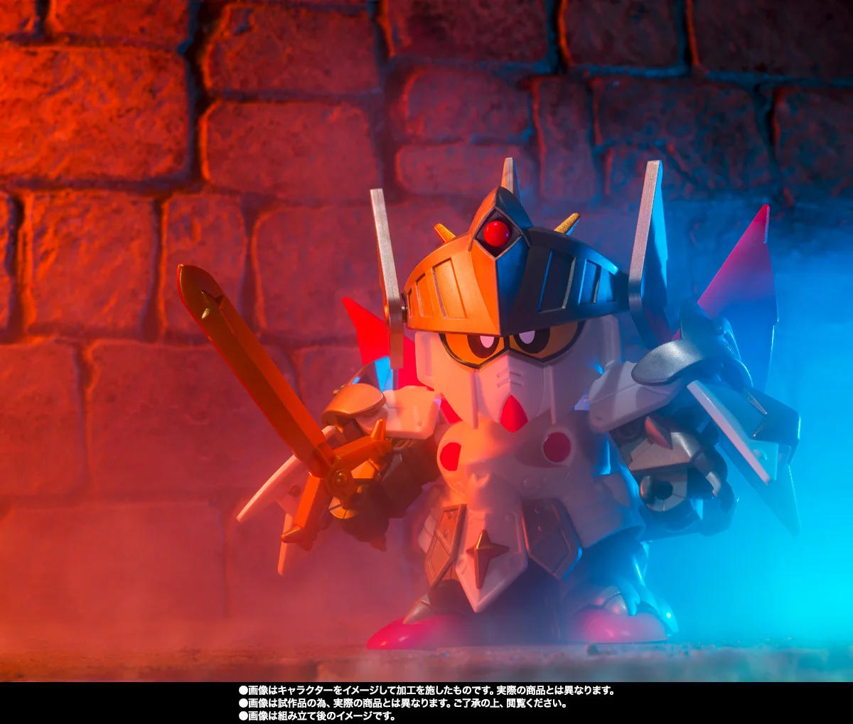 Фото Оригинальная фигурка Bandai Ganso SD Gundam World Mobile Suit SD Gundam Versal Knight Gundam, коллекционная аниме-фигурка. №1