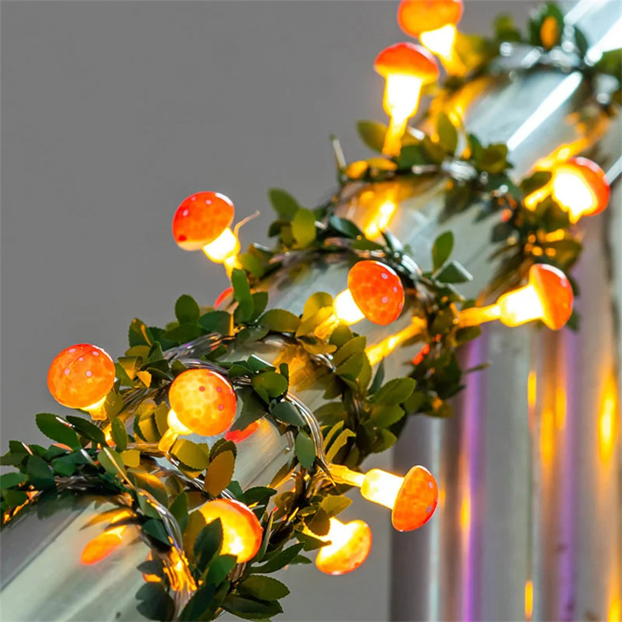 

Гирсветильник да с искусственными листьями, 50/100 светодиодов