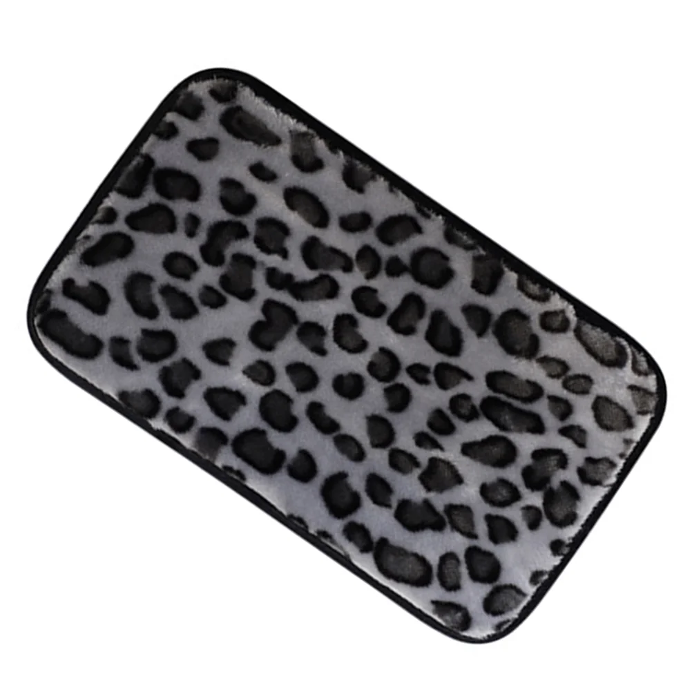 

Leopard Car Arm Rest Cushion Auto Center Console Cover Car Armrest Protector