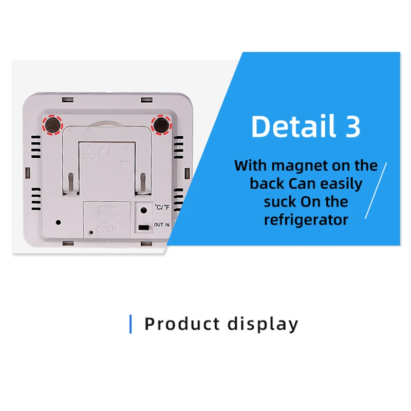 electronic digital thermometer lcd display thermoregulator temperature sensor hygrometer humidity meter with probe for home free global shipping