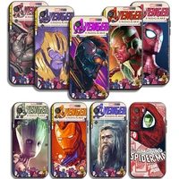 avengers marvely phone cases for xiaomi redmi redmi 7 7a note 8 pro 8t 8 2021 8 7 7 pro 8 8a 8 pro funda back cover coque