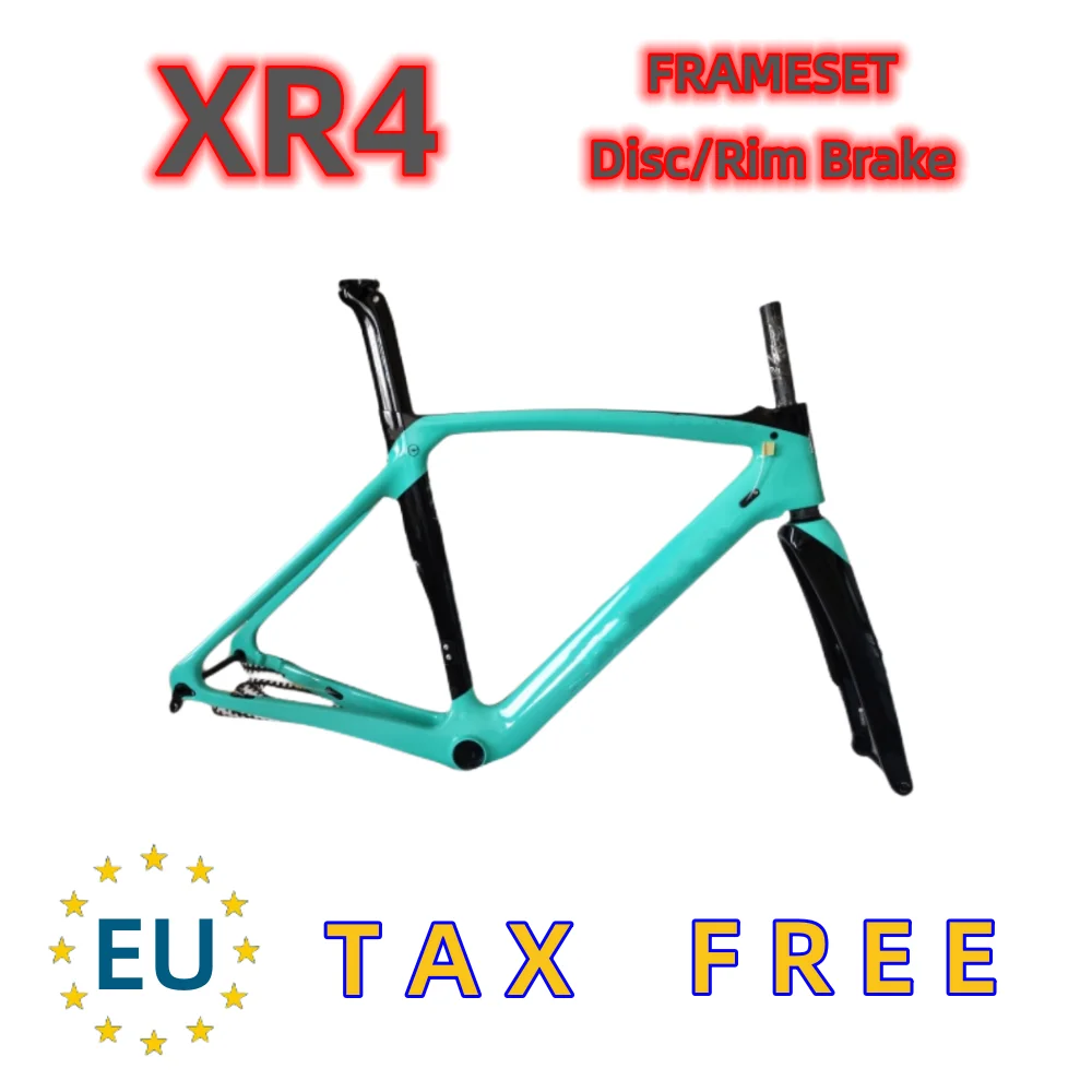 

Новинка 2022, карбоновая рама XR4, Сделано в Тайване, карбоновая рама для дорожного велосипеда XR4 Disc T1100 UD, рама для велосипеда