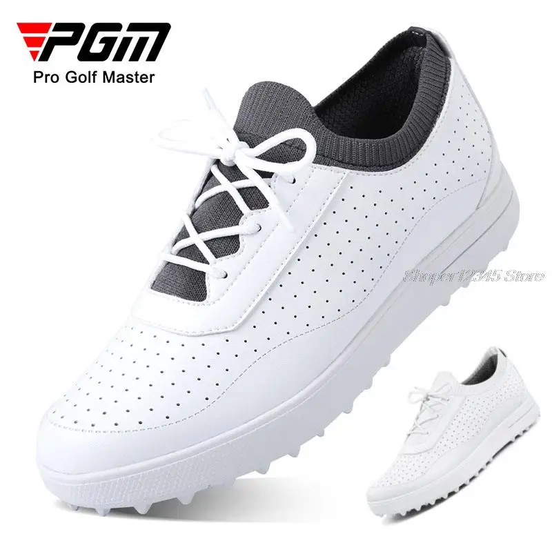 Women Golf Shoes Leisure Sports Women'S Sneakers Non-Slip Spikes Golf Shoes Girls Lightweight Sock Sneakers Breatheble Footwear