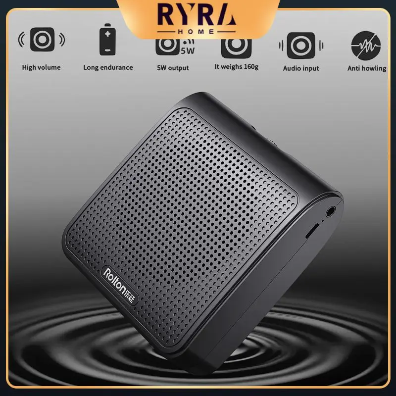 5w High Volume Loudspeaker Low Distortion Portable K10 Mini Speech Amplifier Noise Reduction High Fidelity Compact Audio Speaker