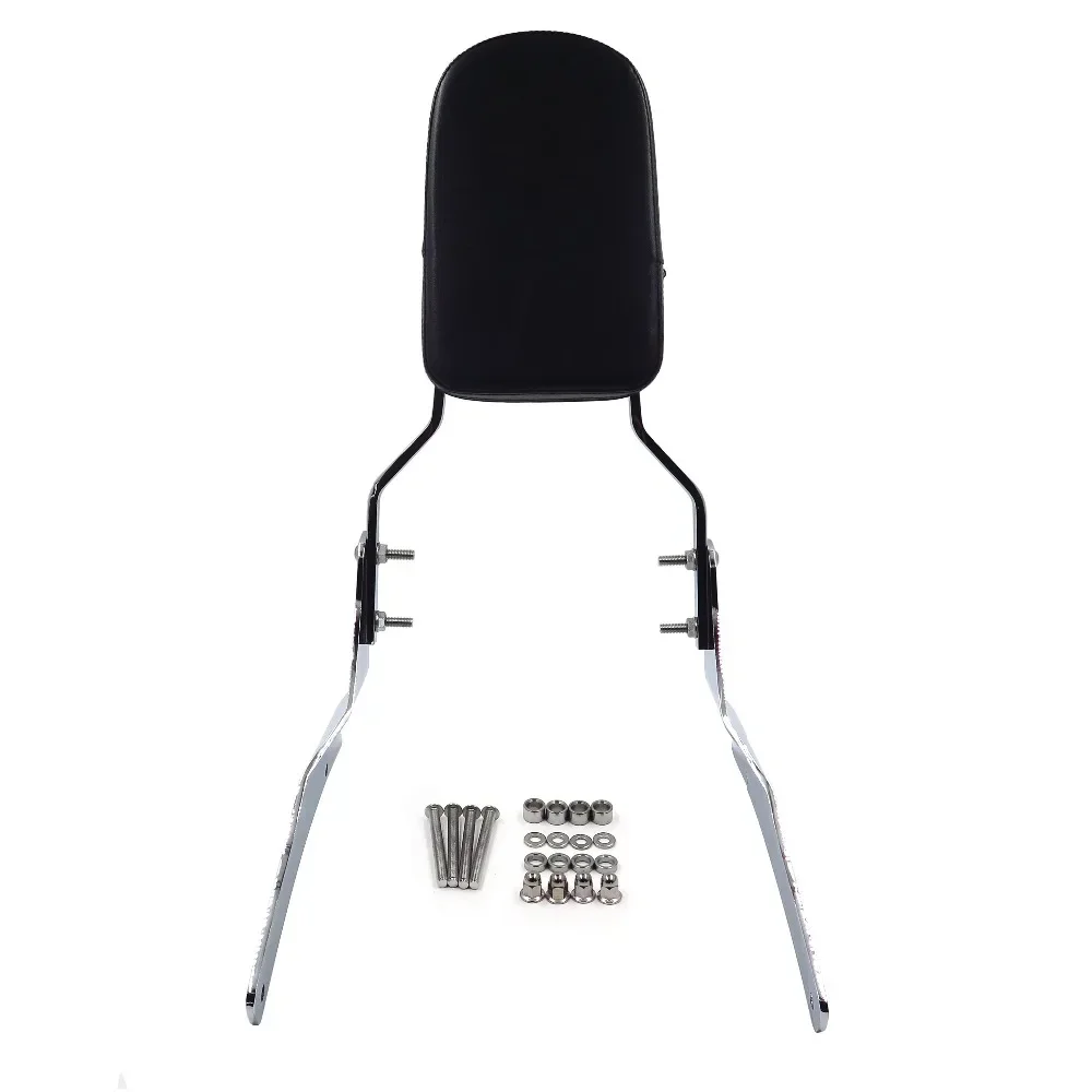 Фото Мотоциклетная спинка с черепом, подушка для пассажирского сиденья Sissy Bar для Suzuki 2005-2012 Boulevard M50/Boulevard C50, 2001-2004 Intrumer VL800 №2