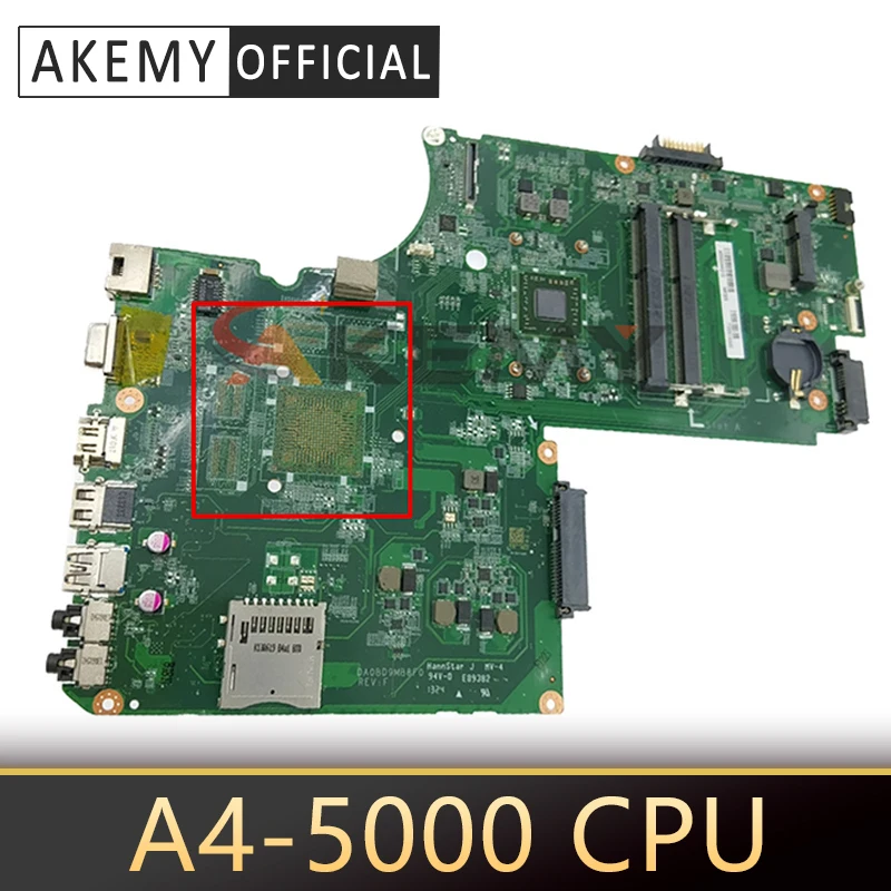 

A000243960 DA0BD9MB8F0 laptop motherboard for toshiba satellite L75D MAIN BOARD A4-5000 CPU Onboard DDR3