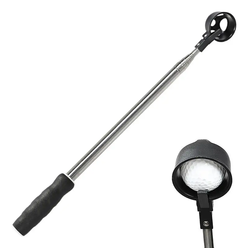 

Portable Retractable Scoop Telescopic Golf Ball Retriever Pick Up Steel Saver Shaft Tool Stainless Steel Shaft Golf Accessories