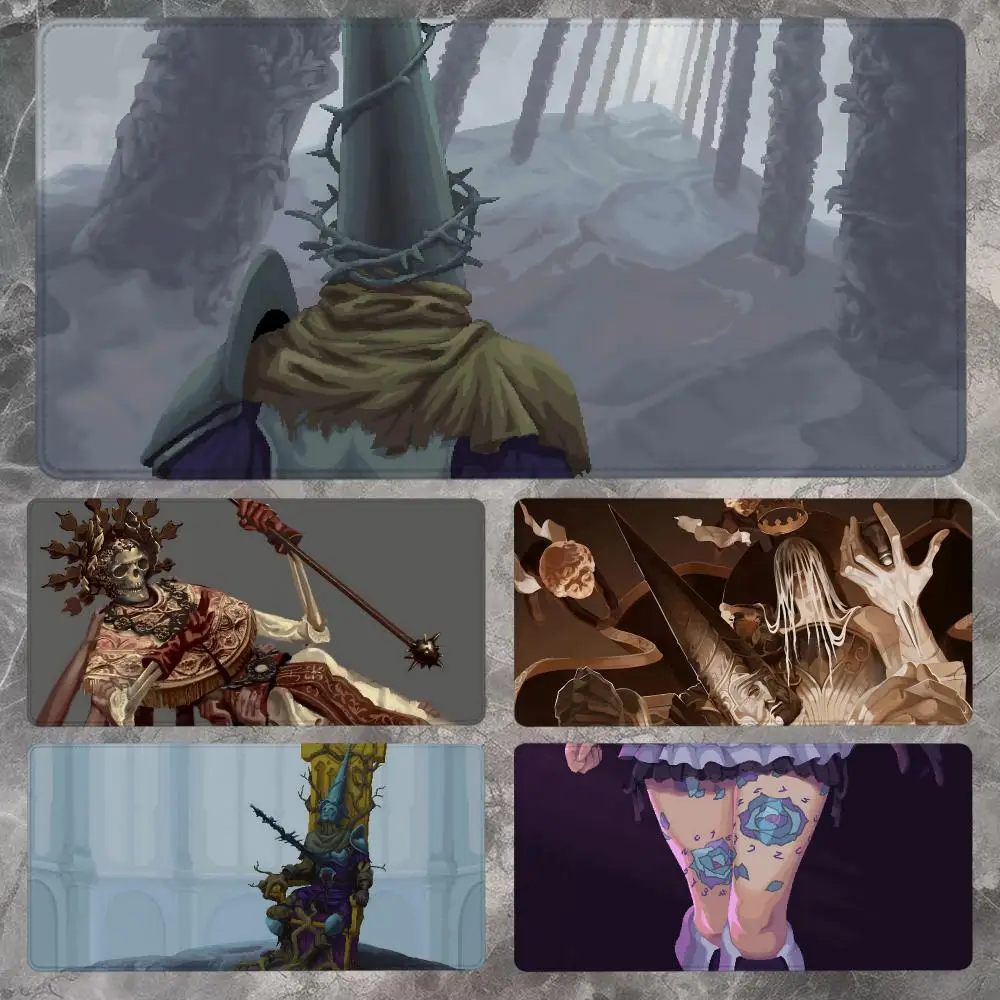 Фото Коврик для мыши B-Blasphemous 90x40 см, нескользящий игровой коврик для мыши, коврик для мыши для геймеров и киберспорта, игровой коврик для механической клавиатуры, настольный коврик XXL №1