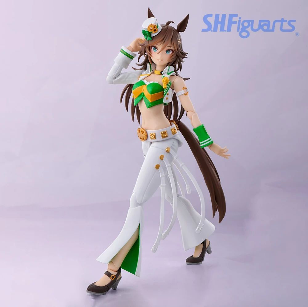 Фото Оригинальная фигурка BANDAI S.H.Figuarts SHF Umamusume Pretty Derby Clear Bliss Mr.CB, аниме-фигурка, модель игрушки в штучной упаковке №3