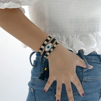 rttooas turkish lucky evil eye bracelet protection for women friendship boho summer charm miyuki beaded bracelet fashion jewelry