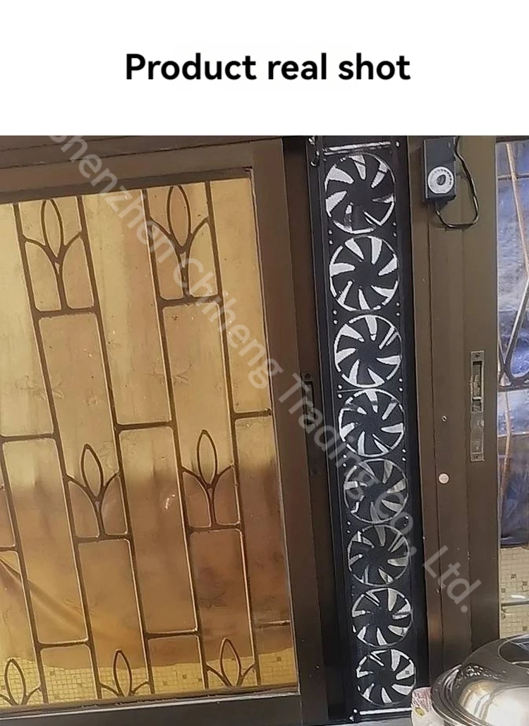 Бытовой бесшумный вытяжной вентилятор неперфорированный для окна эффективный