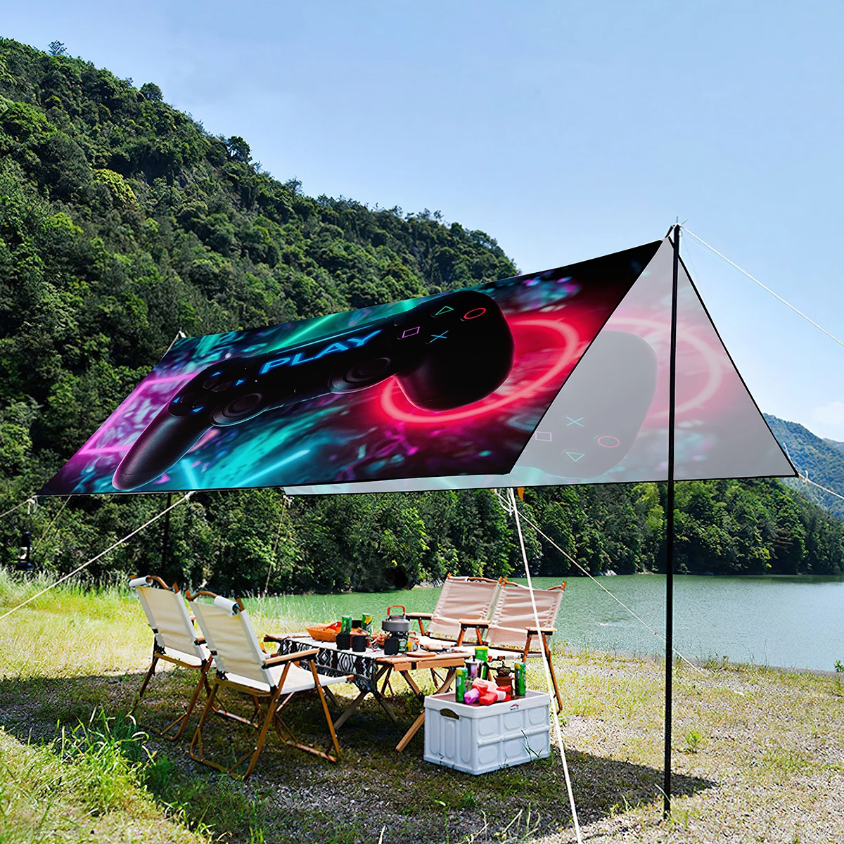 Водонепроницаемый навес с защитой от ультрафиолета портативная и легкая