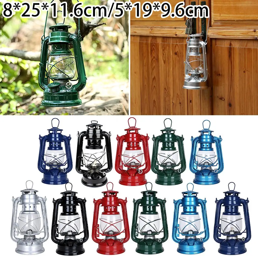 Kerosene Lamp Outdoor Retro Outdoor Camping Kerosene Lamp Oil Light Lantern Mediterranean Style Decor Outdoor Tools