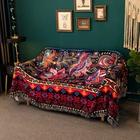 nordic bohemia sofa blankets 3d print waterproof retro ethnic bedroom bed cover cloth sofa towel cushion non slip dustproof rug