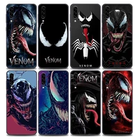 marvel venom logo horro face case for samsung galaxy a50 a50s a70 a30 a30s a10 a20 a40 a80 a90 a7 a9 2018 soft phone cover cases
