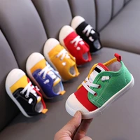 children canvas shoes for boys girls sneakers casual sport shoes toddler solid color breathable slip on running flats for school