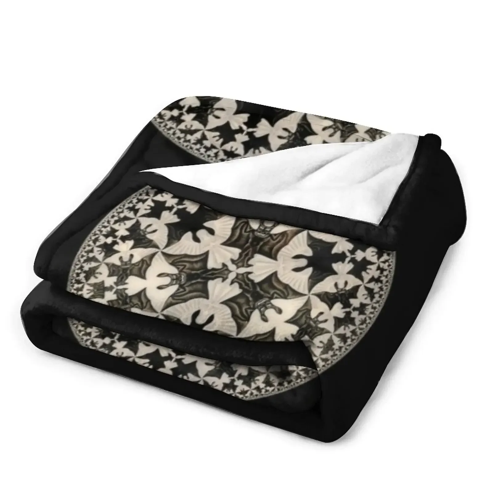 Роскошное диванное одеяло с изображением ангелов и демонов MC Escher