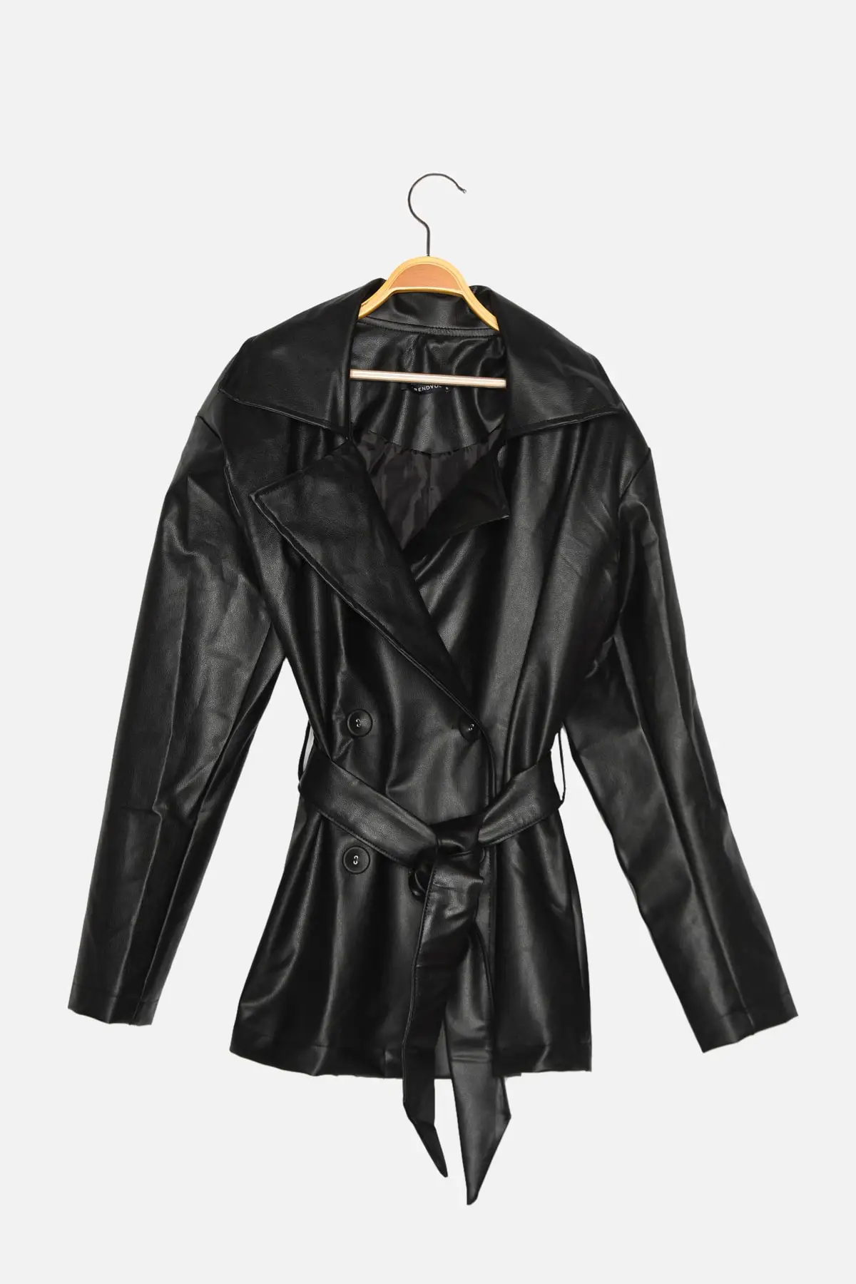 Кожаная куртка TWOAW22CE0333 | Женская одежда